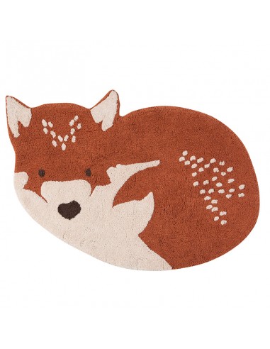 Tapis chambre enfant coton lavable LITTLE WOLF