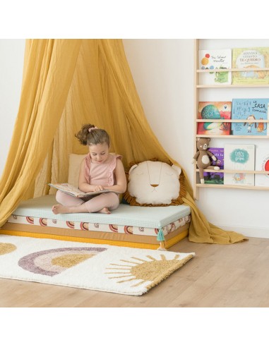 Tapis chambre enfant arc en ciel SUNSHINE