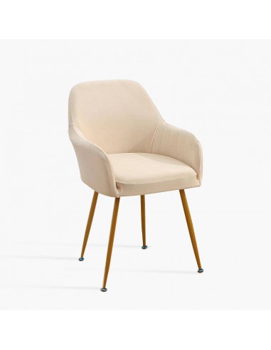 Housse de chaise avec accoudoir lisse - Opaline