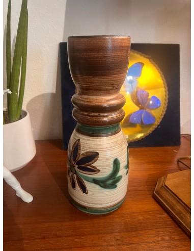 Vase vintage en céramique Scheurich Keramik 651-30 - West Germany - Années 70