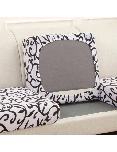 Housse de coussin de canapé Design - Blanc et Noir