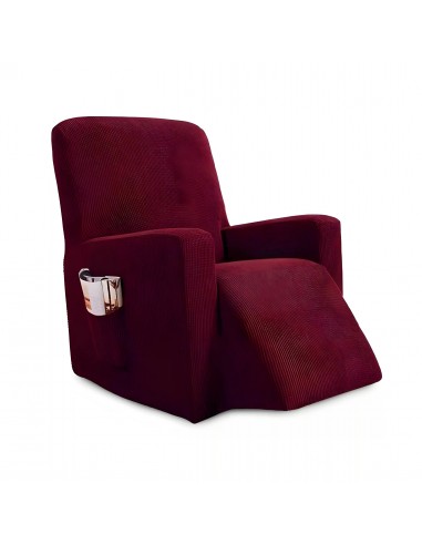 Housse de fauteuil relax en Jacquard - Bordeaux