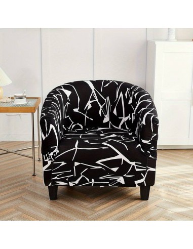 Housse de Fauteuil Crapaud Design - Noir Profond