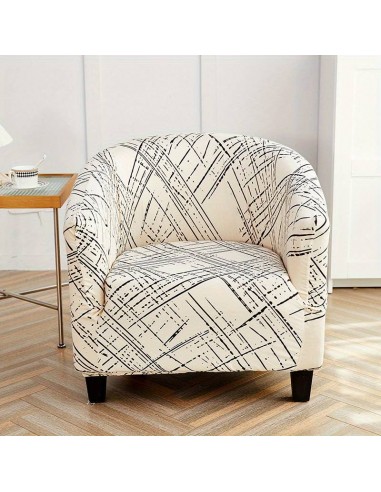 Housse de Fauteuil Crapaud Design - Beige Jaune