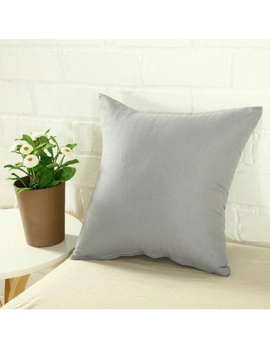 Housse de coussin lisse - Gris