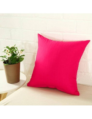 Housse de coussin lisse - Rose