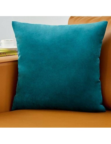 Housse de coussin en Velours - Bleu Turquoise