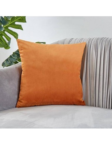 Housse de coussin en Velours - Orange