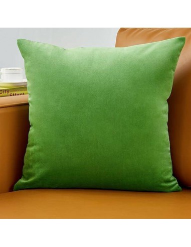 Housse de coussin en Velours - Vert Pomme