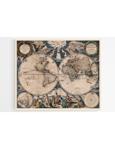 Mappemonde Déco Vintage