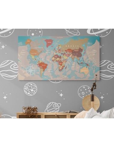 Déco carte monde Design