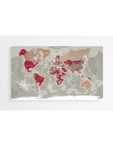 Carte monde design